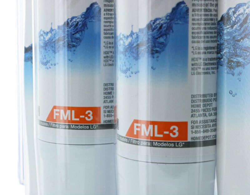 HDX FML-3 Replacement Water Filter / Purifier for LG Refrigerators (2 Pack) - Image 3